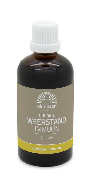Organic weerstand/immuun complex tinctuur bio