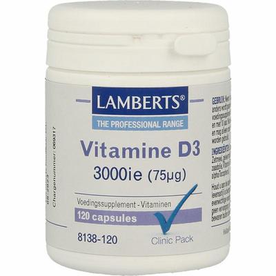 Merkloos cp vit d3 3000 ie 120 caps
