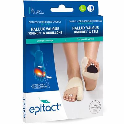 Epitact Hallux knobbel & eelt rechter voet maat L