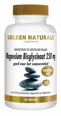 Golden Naturals Magnesium bisglycinaat 250mg