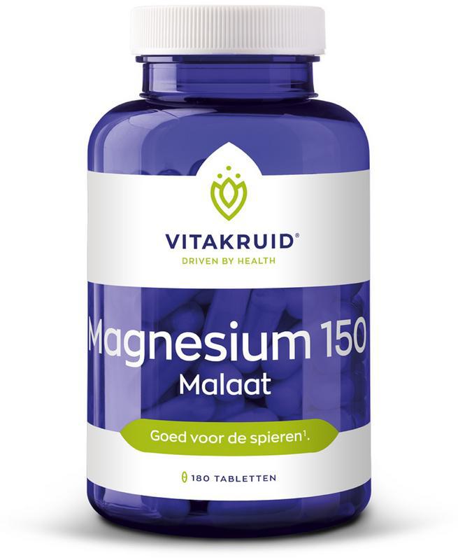 Vitakruid Magnesium 150 Malaat met Vitamine B6 (P-5-P)