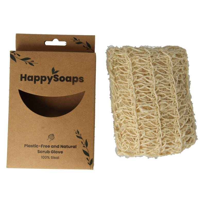 Scrub handschoen sisal katoen