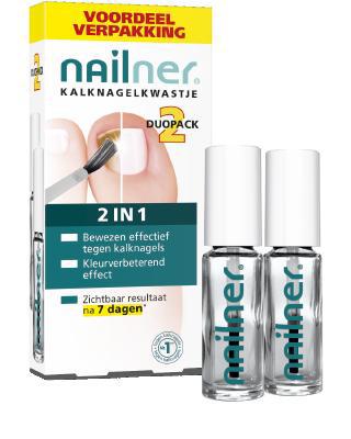 ONBEKEND \ MERKLOOS nailner 2in1 brush duo- 10ml