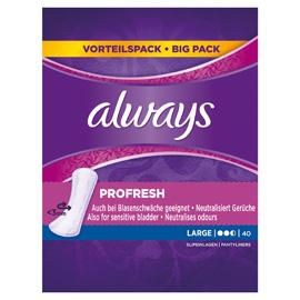 Always profresh liners large 40st