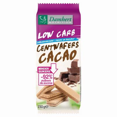 Damhert Centwafers chocolade low carb
