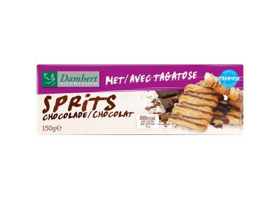 Damhert tag sprits koek choco- 120gr