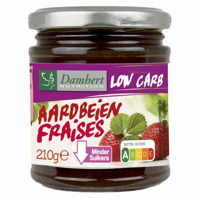 Damhert Confituur aardbei low carb