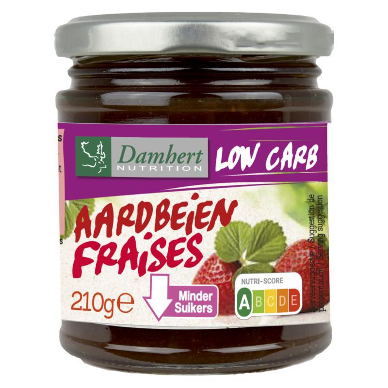 Confituur aardbei low carb