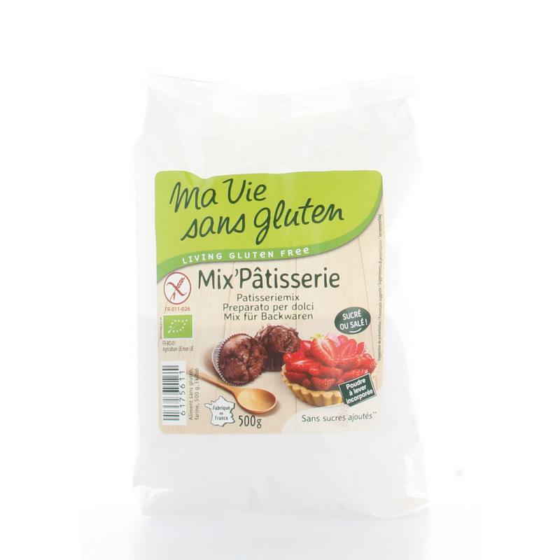 Gebak patisseriemix glutenvrij bio
