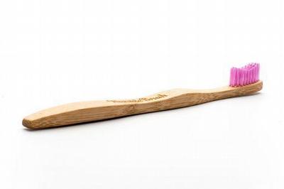 The Humble Co Tandenborstel bamboe adult roze brush soft