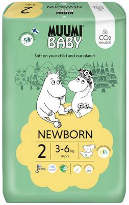 Muumi Baby Eco luiers maat 2 mini 3-6kg