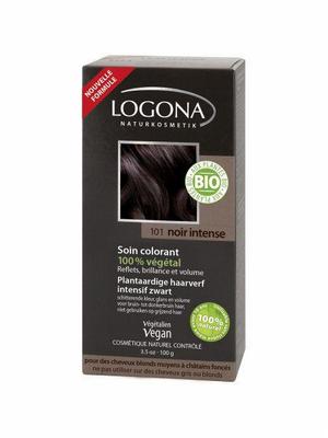 Logona haarverf intens zwart 100 g