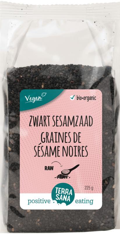 RAW sesamzaad zwart bio