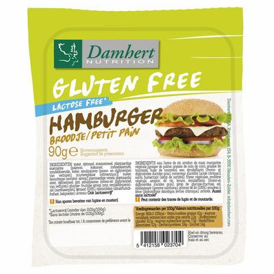 Damhert Hamburgerbrood glutenvrij