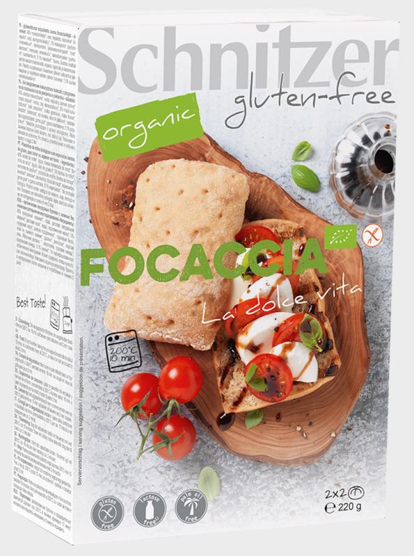 Focaccia broodjes bio