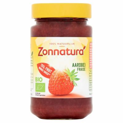 Zonnatura Fruitspread aardbei 75% bio
