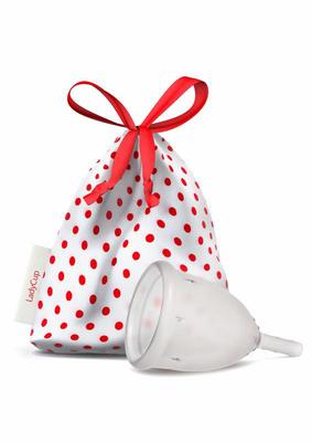 Ladycup Menstruatiecup transparant maat L 46mm