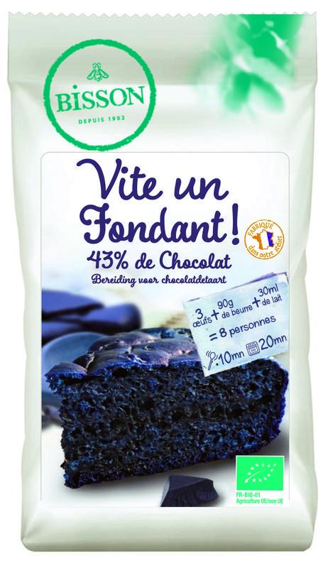 Bakmix voor chocoladecake bio
