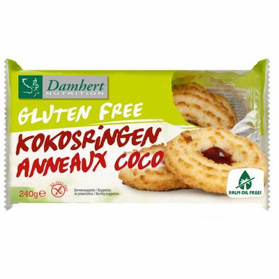 Damhert Kokosringen fruitvulling glutenvrij