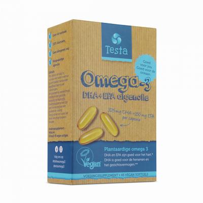 Testa Omega 3 algenolie 300mg DHA + 150mg EPA vegan