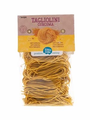 TerraSana Tagliolini curcuma tarwe met curcuma bio