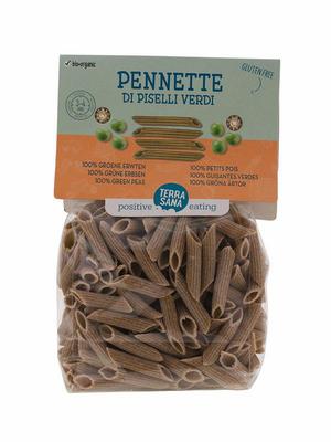 TerraSana Pennette di piselli verdi 100% groene erwten bio