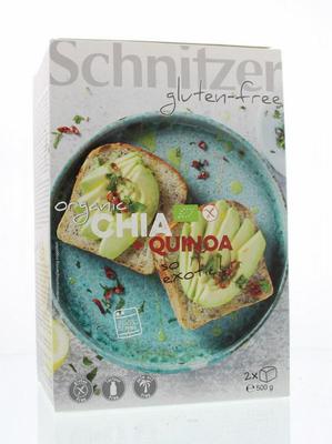 Schnitzer Brood chia & quinoa glutenvrij bio