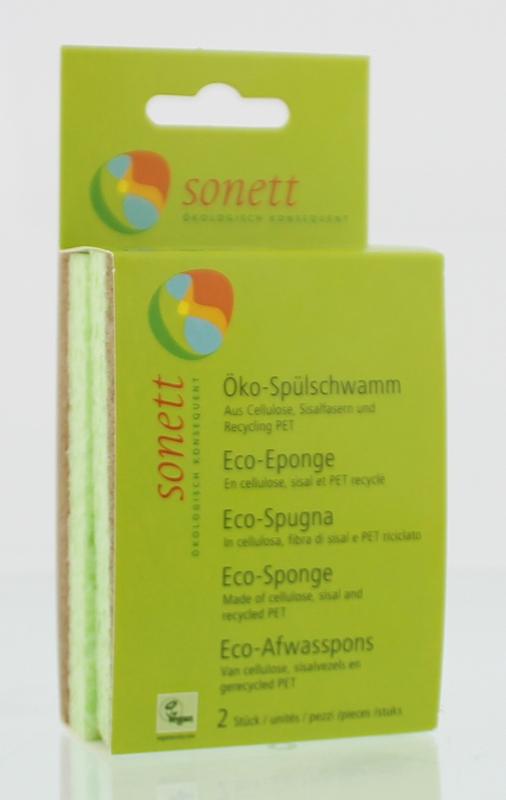 eco-afwasspons 2 st