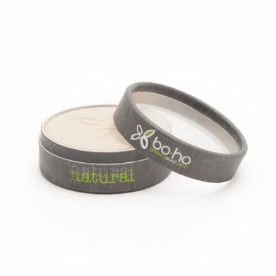 Boho green makeup Compact powder beige diaphane 01