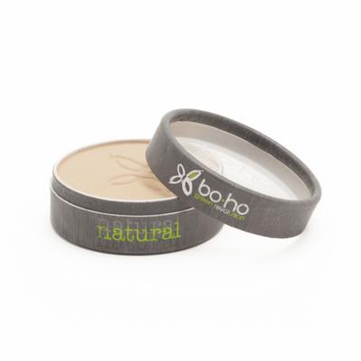 Boho green makeup Compact powder beige dore 03