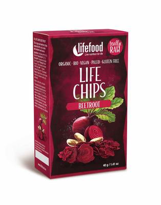 Lifefood Groentechips rode biet raw & bio
