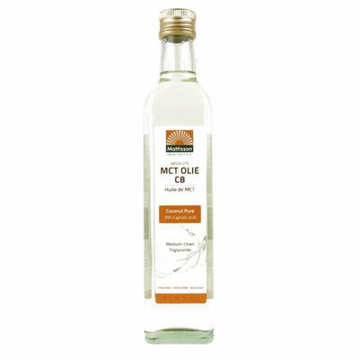 Mattisson MCT olie C8 - coconut pure - 99% caprylic acid