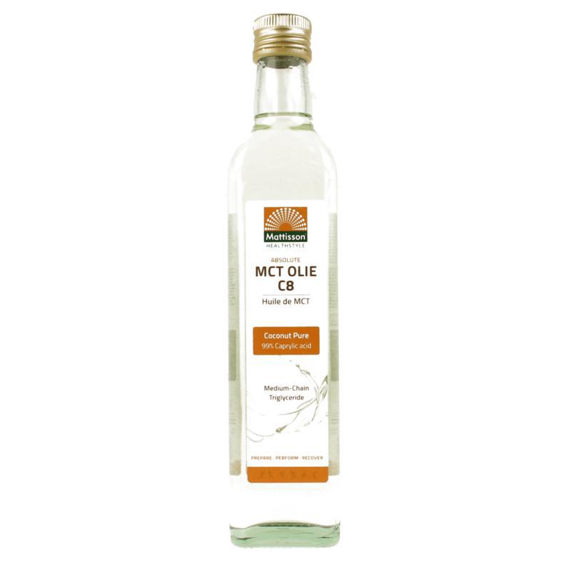 MCT olie C8 - coconut pure - 99% caprylic acid
