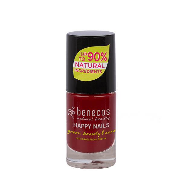 Vegan nail polish cherry red 20-free plantbased