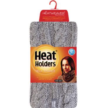 Ladies neck warmer light grey