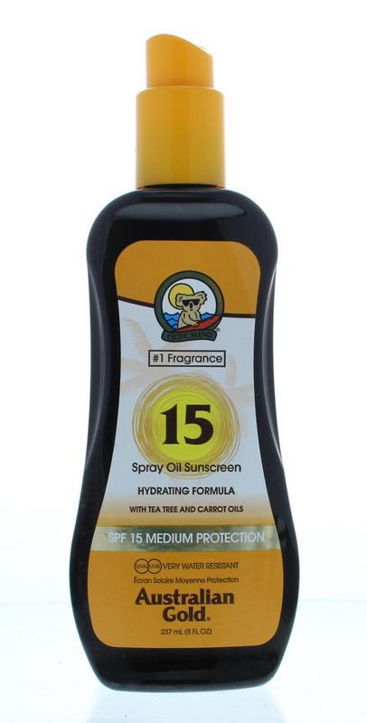 Spray oil SPF15