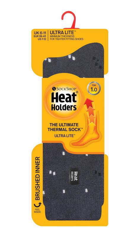Mens ultra lite socks micro maat 6-11 charcoal