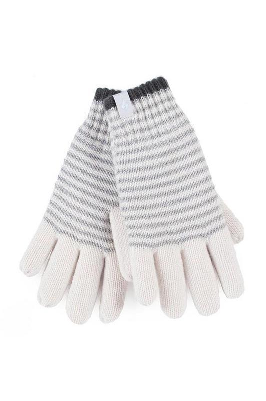 Ladies cable gloves maat S/M Oslo cream