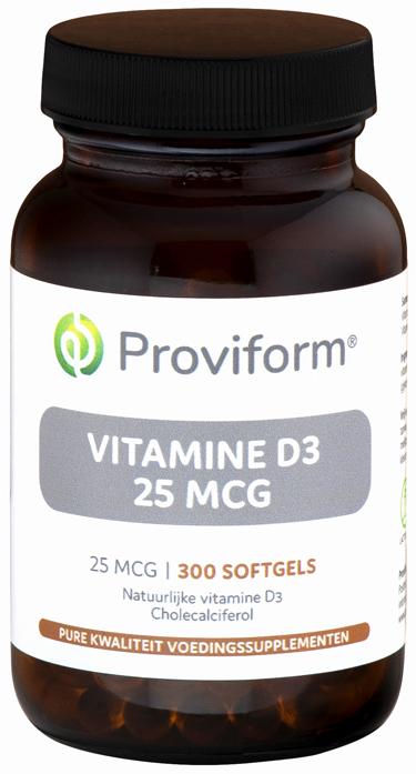 Vitamine D3 25mcg