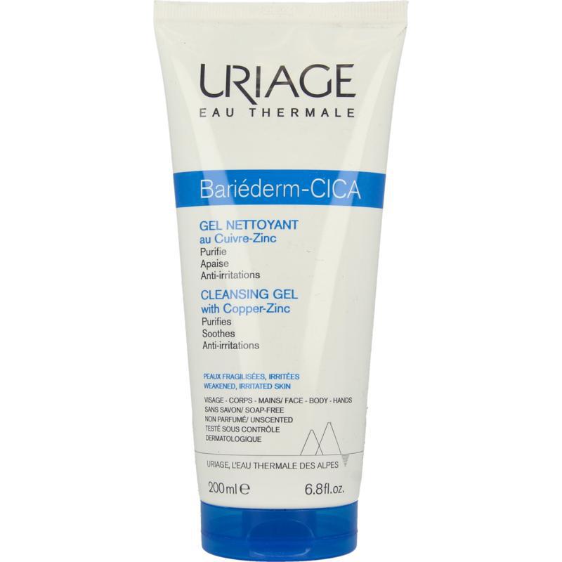 Bariederm cleansing cica gel irritated skin