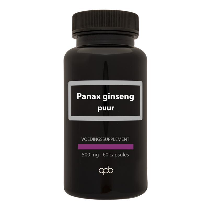 Panax Ginseng extract puur forte 500mg