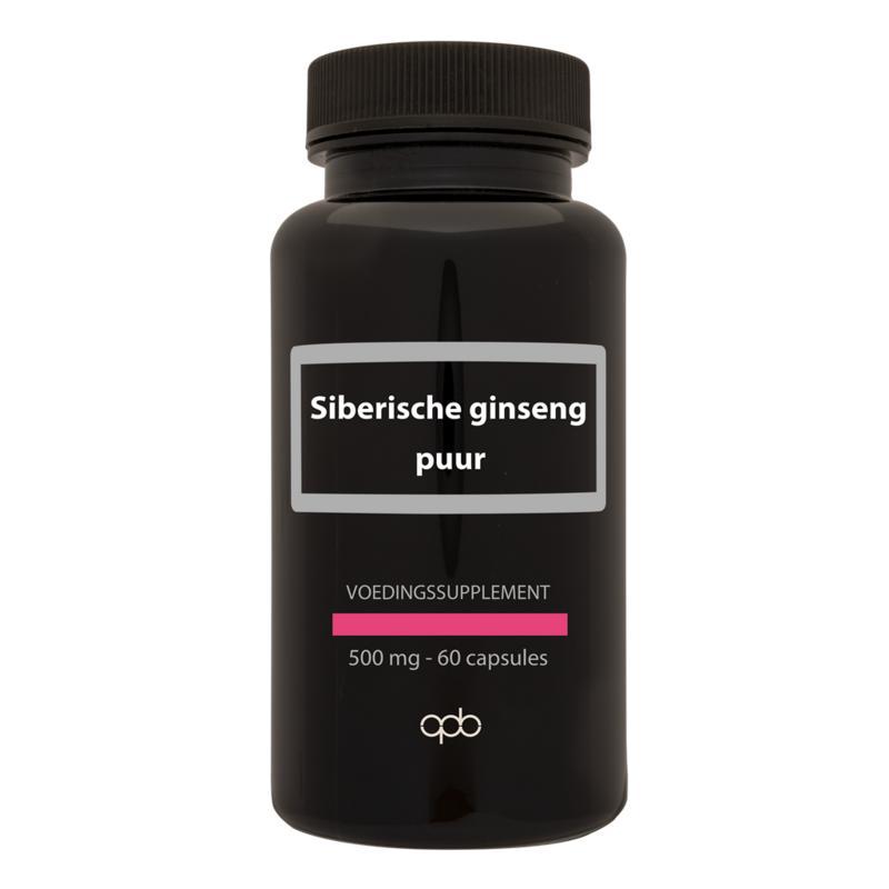 Siberische ginseng extract puur forte 500mg