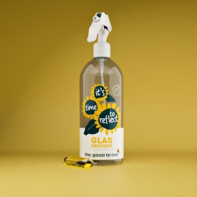The Good Brand Glasreiniger sprayfles + 1 pod