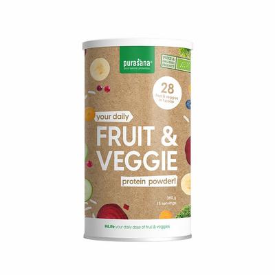Purasana Fruit & Veggie proteine poeder vegan bio