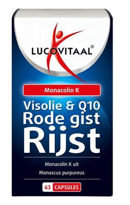 Lucovitaal Rode gist rijst + visolie & Q10