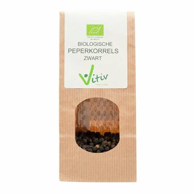 Vitiv Peperkorrels zwart bio