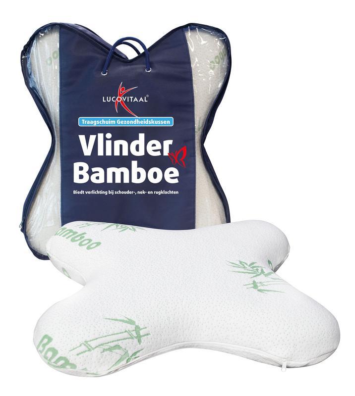 Bamboe vlinderkussen