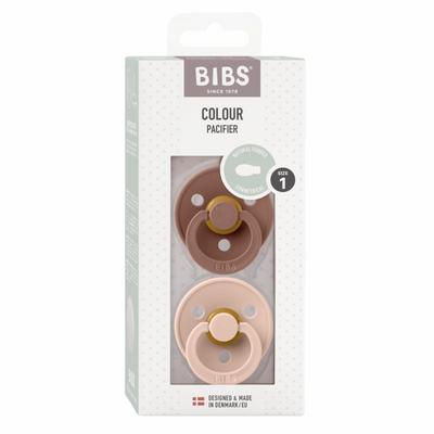 Bibs Fopspeen symmetrisch maat 1 blush/woodchuck