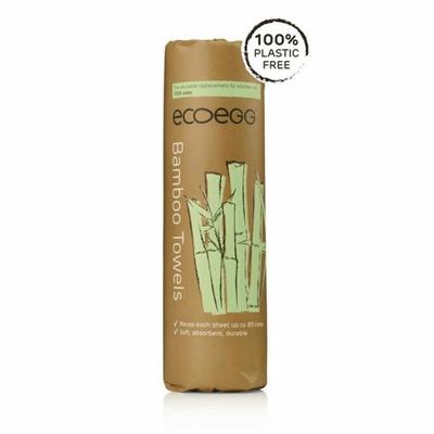 Eco Egg Bamboo schoonmaakdoekjes op rol