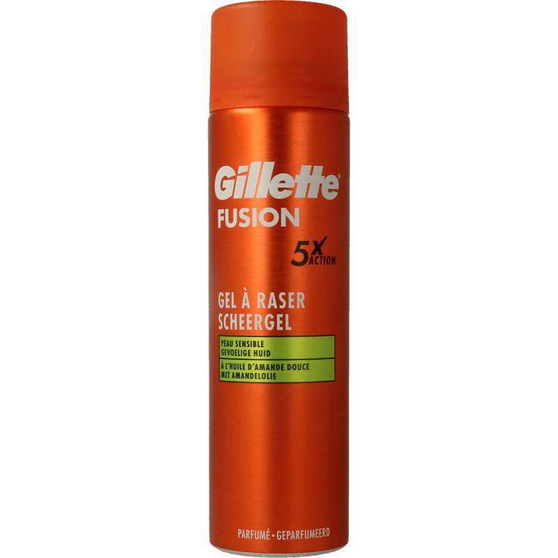 Fusion shaving gel sensitive